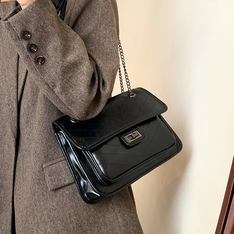レディース ファッション エレガント オシャレ 気質 レトロ 高品質 スタイリッシュ 通勤 4色可選択 PU バッグ