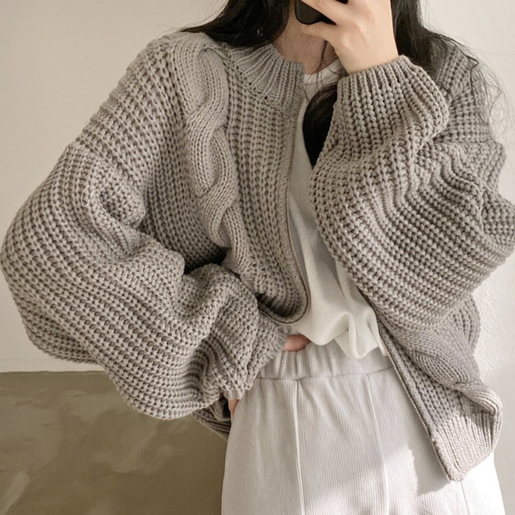 Theoneshopsファッション 洋服 可愛い服 レトロ 気質 ルーズ 韓国ファッション ニット セーター
