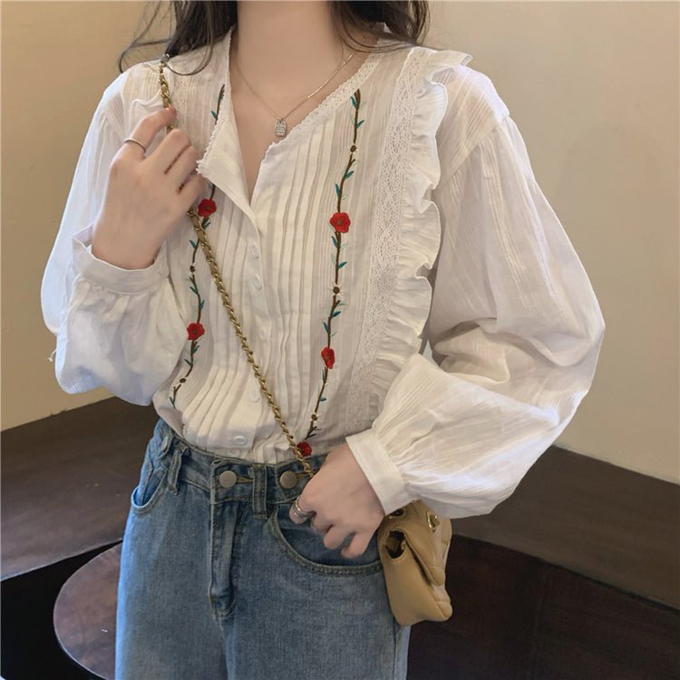 Theoneshopsスウェット ファッション オシャレ 綺麗め 無地 可愛い服 シャツ